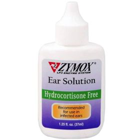 ZYMOX Ear Solution Hydrocortisone Free 1.25oz