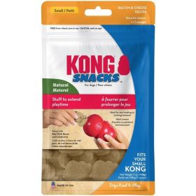 KONG Snacks Bacon and Cheese Recipe Dog Treats Small