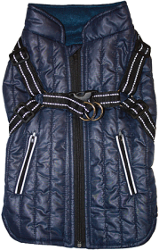 FASHION PET Harness Coat Navy L