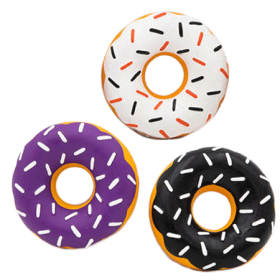 ZIPPY PAWS Halloween Latex Mini Donutz 3pk