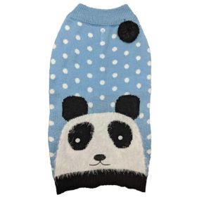 Fashion Pet Panda Dog Sweater Blue (size: XXSmall)