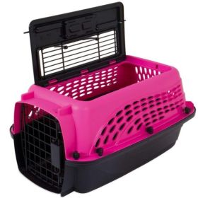 Petmate Two Door Top (size: Load Kennel Pink  Up to 10 lbs)