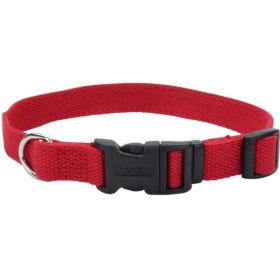 Coastal Pet New Earth Soy Adjustable Dog Collar Cranberry (size: 68''L x 3/8"W)