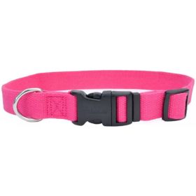 Coastal Pet New Earth Soy Adjustable Dog Collar Fuchsia (size: 68''L x 3/8"W)