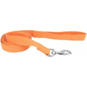 Coastal Pet New Earth Soy Dog Lead Pumpkin Orange (size: 6 feet x 5/8"W)