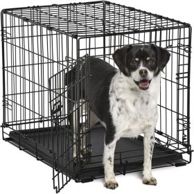 MidWest Contour Wire Dog Crate Single Door (size: Small  1 count)