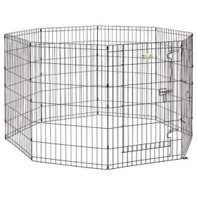 MidWest Contour Wire Exercise Pen with Door for Dogs and Pets (size: 36" tall  1 count)