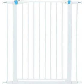 MidWest Glow in the Dark Steel Pet Gate White (size: 39" tall  1 count)