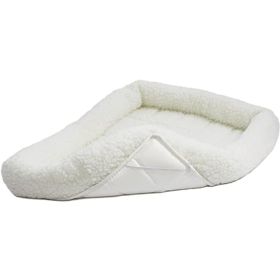 MidWest Quiet Time Fleece Bolster Bed for Dogs (size: Small  1 count)