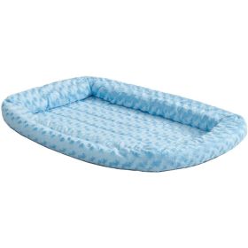 MidWest Double Bolster Pet Bed Blue (size: XSmall  1 count)