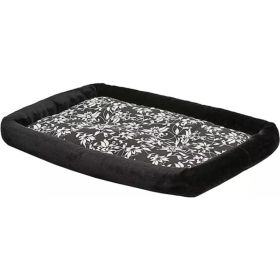 MidWest Quiet Time Bolster Bed Floral for Dogs (size: Small  1 count)