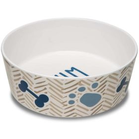 Loving Pets Dolce Moderno Bowl Yum Chevron Design (Option: Small)