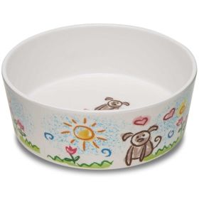 Loving Pets Dolce Moderno Bowl Puppy Forever Design (Option: Large)