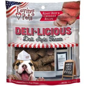 Loving Pets Deli Licious Deli Style Treats (Option: Roast Beef and Cheddar Recipe)