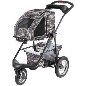 Petique 5 (size: in1 Pet Stroller Travel System Army Camo  1 count)