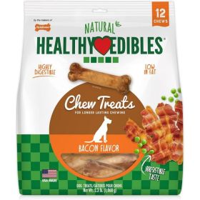 Nylabone Healthy Edibles Wholesome Dog Chews (size: Bacon Flavor  Wolf (12 Pack))