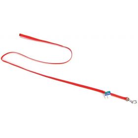 Coastal Pet Nylon Lead Red (Option: 4' Long x 3/8" Wide)