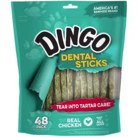 Dingo Dental Sticks for Tartar Control (size: 48 Pack)