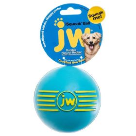 JW Pet iSqueak Ball  Rubber Dog Toy (Option: Large)