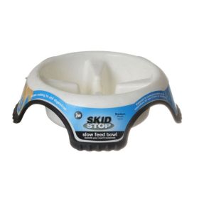 JW Pet Skid Stop Slow Feed Bowl (Option: Medium)