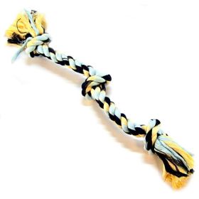 Flossy Chews Colored 3 Knot Tug Rope (Option: Medium)