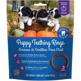 N Bone Puppy Teething Treats Bone Puppy Teething Ring (Option: Pumpkin Flavor - 3 pack)