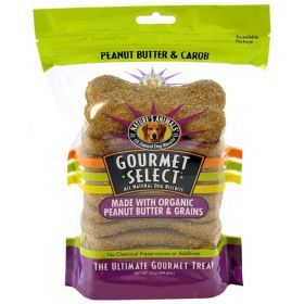 Natures Animals Gourmet Select Organic Dog Bone (size: Peanut Butter Flavor  10 Pack)