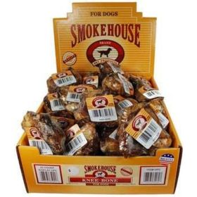 Smokehouse Treats Knee Bone (Option: 25 Pack with Display Box)