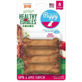 Nylabone Healthy Edibles DHA Omega (size: 3 Puppy  Lamb & Apples Flavor  Petite (8 Pack))