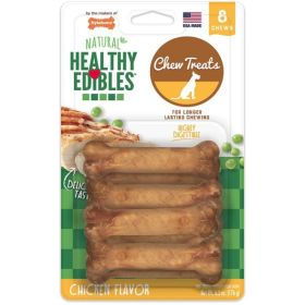 Nylabone Healthy Edibles Wholesome Dog Chews (size: Chicken Flavor  Petite  3.75" Long (8 Pack))