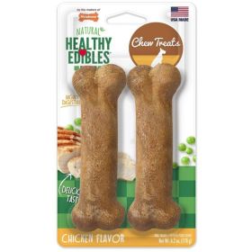 Nylabone Healthy Edibles Wholesome Dog Chews (size: Chicken Flavor  Wolf  5.5" Long (2 Pack))