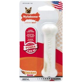 Nylabone Dura Chew Smooth White Dog Bone (Option: Petite (1 Pack))