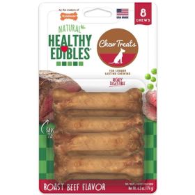 Nylabone Healthy Edibles Wholesome Dog Chews (size: Roast Beef Flavor  Petite (8 Pack))