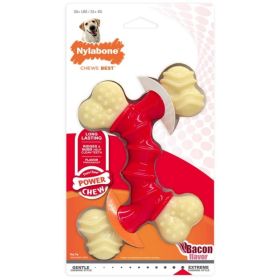 Nylabone Dura Chew Double Bone (size: Bacon Flavor  Souper  Dogs 50+ lbs)