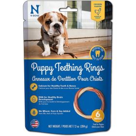 N Bone Puppy Teething Treats Bone Puppy Teething Ring (Option: Chicken Flavor - 6 pack)