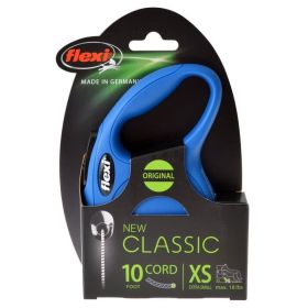 Flexi New Classic Retractable Cord Leash Blue (Option: X Small)