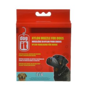 Dog It Nylon Muzzle for Dogs (size: Large  (7.3" Long))