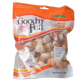 Healthy Hide Good 'n' Fun Triple (size: Flavor Bones  Beef, Pork & Chicken  Mini  25 Pack)