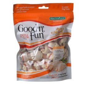 Healthy Hide Good 'n' Fun Triple (size: Flavor Bones  Beef, Pork & Chicken  Mini  14 pack)