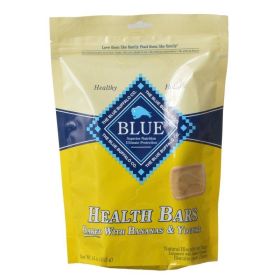 Blue Buffalo Health Bars Dog Biscuits (size: Baked with Bananas & Yogurt  16 oz)