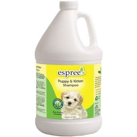 Espree Puppy and Kitten Shampoo with Organic Aloe Vera Baby Powder Fragrance (size: 1 Gallon)