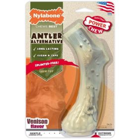 Nylabone Power Chew Antler Alternative Venison Flavor (size: Large  1 count)