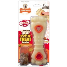 Nylabone Power Chew Knuckle Bone and Pop (size: In Treat Toy Combo Chicken Flavor Giant  1 count)