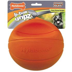 Nylabone Power Play B (size: Ball Grips Basketball Large 6.5" Dog Toy  1 count)